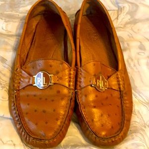 Women’s Ralph Lauren Leather Slip On loafers 8.5B